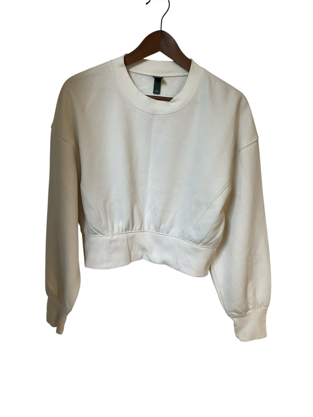 Wild Fable Cream Cropped Sweatshirt Minimalist Sweatshirt